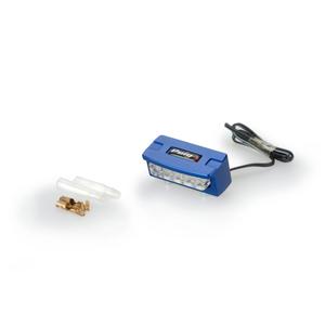 Licence support light PUIG FLASH 4136A Albastru alu with LEDs