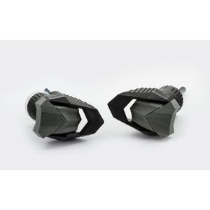 Frame sliders PUIG R19 3538N black with grey rubber