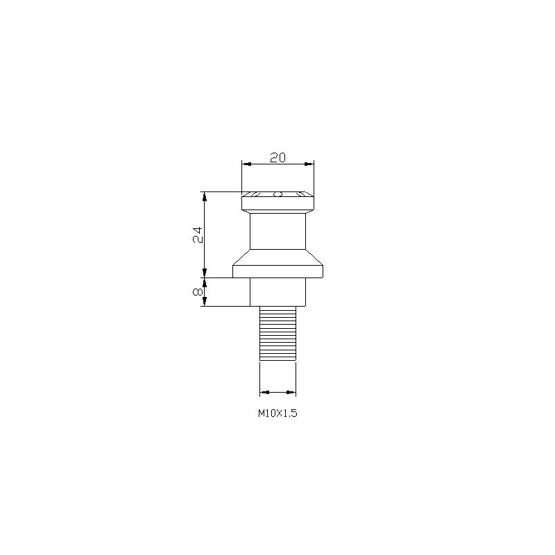 Spools PUIG Negru M10/150