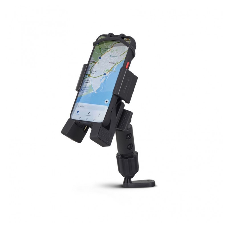 X-frame SHAD phone size up to 180x90mm (6,6") prindere pe suportul oglinzii