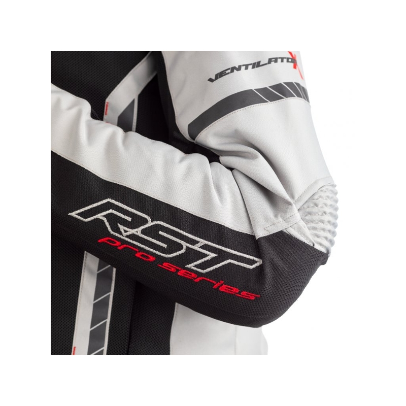 Jachetă pentru motociclete RST Pro Series Ventilator-X CE negru-argintiu lichidare
