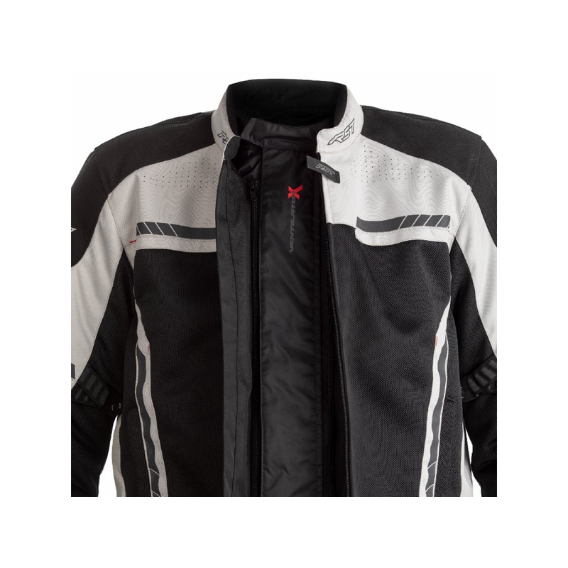 Jachetă pentru motociclete RST Pro Series Ventilator-X CE negru-argintiu lichidare
