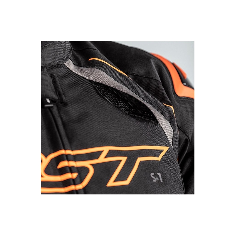 Jachetă pentru motociclete RST S-1 CE negru-gri-portocaliu lichidare