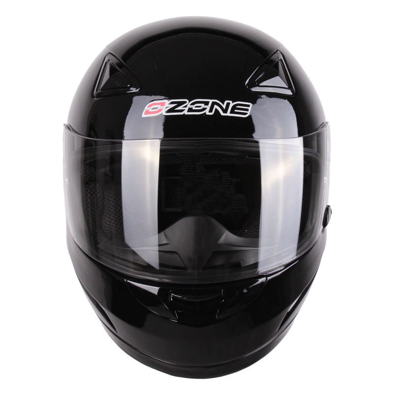 Moto Casca Ozone A951 negru lucios lichidare