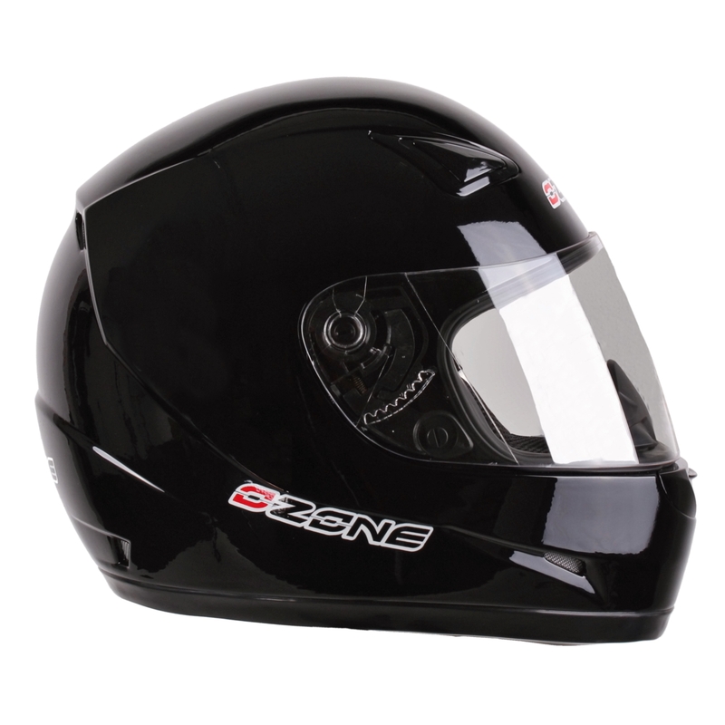 Moto Casca Ozone A951 negru lucios lichidare