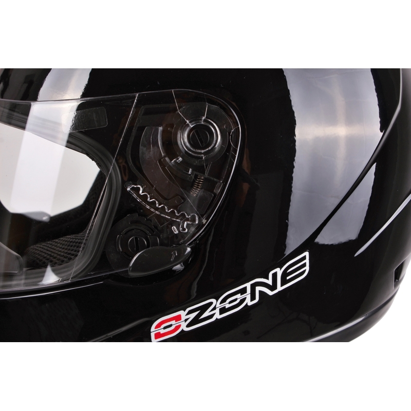 Moto Casca Ozone A951 negru lucios lichidare