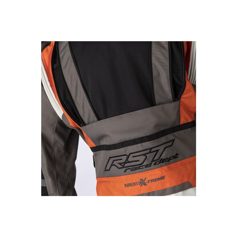 Geacă de motocicletă RST Pro Series Adventure-Xtreme CE negru-gri-argintiu-portocaliu
