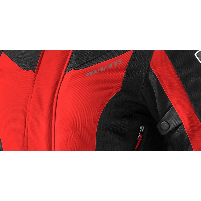 Jacheta de motociclete Revit Voltiac pentru femei Roșu și negru Vânzare lichidare