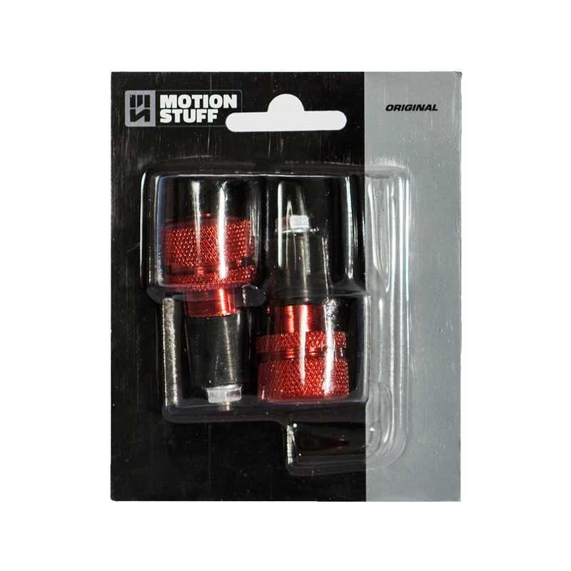 Capete de ghidon MOTION STUFF ORIGINAL Rosu (d18-20mm)