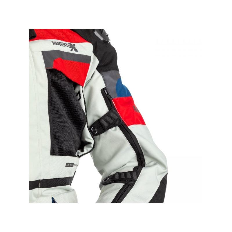 Jachetă pentru motociclete RST Pro Series Adventure-X CE albastru-roșu-albastru lichidare