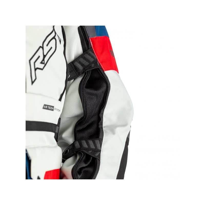 Jachetă pentru motociclete RST Pro Series Adventure-X CE albastru-roșu-albastru lichidare