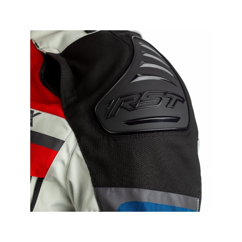 Jachetă pentru motociclete RST Pro Series Adventure-X CE albastru-roșu-albastru lichidare