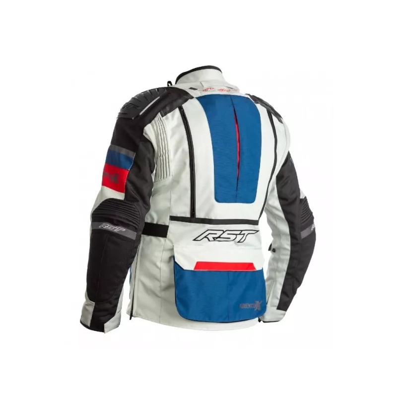 Jachetă pentru motociclete RST Pro Series Adventure-X CE albastru-roșu-albastru lichidare