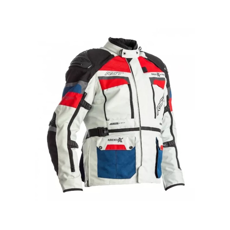 Geacă cu airbag RST Pro Series Adventure-X Airbag CE alb-roșu-albastru lichidare