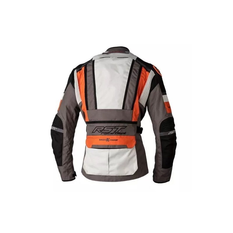 Geacă de motocicletă RST Pro Series Adventure-Xtreme CE negru-gri-argintiu-portocaliu