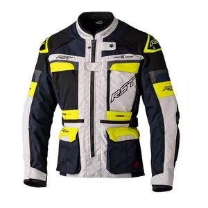 Jachetă pentru motociclete RST Pro Series Adventure-Xtreme CE argintiu-albastru-galben