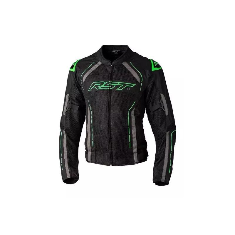 Jachetă pentru motociclete RST S1 MESH CE negru-gri-fluo verde lichidare