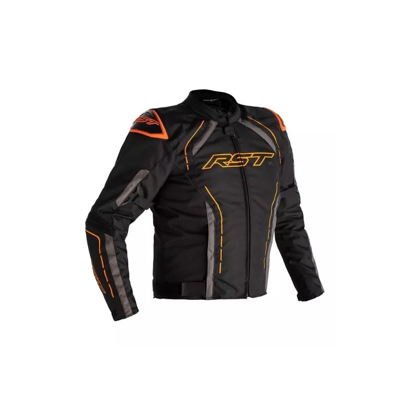 Jachetă pentru motociclete RST S-1 CE negru-gri-portocaliu lichidare
