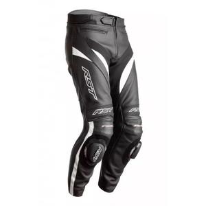 Pantaloni de motocicletă RST Tractech Evo 4 CE negru și alb lichidare výprodej
