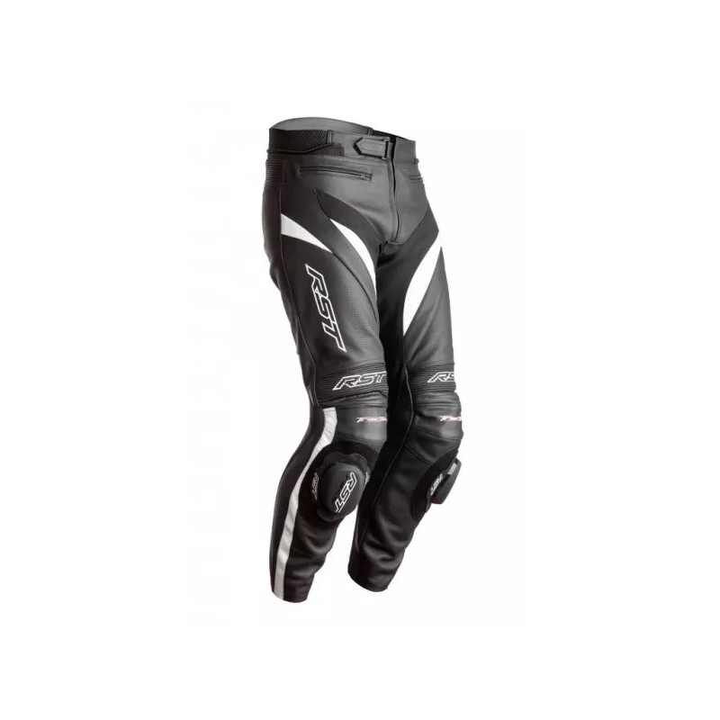 Pantaloni de motocicletă RST Tractech Evo 4 CE negru și alb lichidare