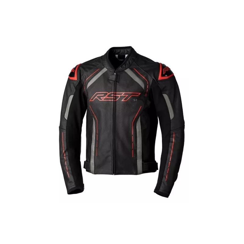 Jachetă pentru motociclete RST S1 CE negru-gri-roșu lichidare