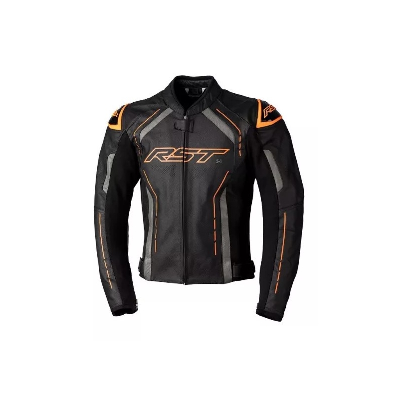 Jachetă pentru motociclete RST S1 CE negru-gri-portocaliu lichidare