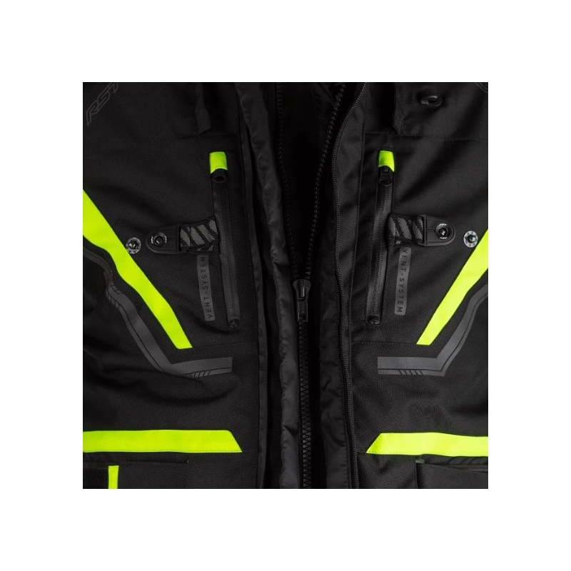 Jachetă airbag RST Pro Series Paragon 6 Airbag CE negru-galben-fluo lichidare