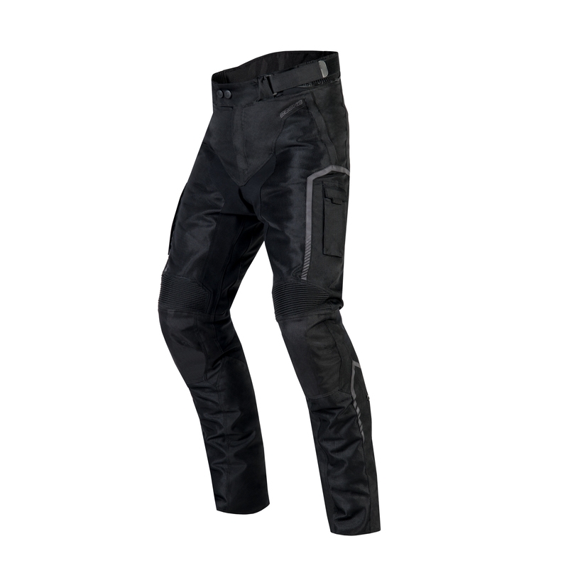Ozone Flow Pantaloni moto cropped negri Ozone Flow lichidare