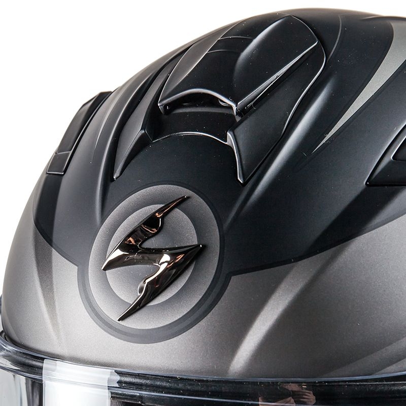 Moto casca integrală Scorpion EXO-510 Air Scale negru-argintiu lichidare