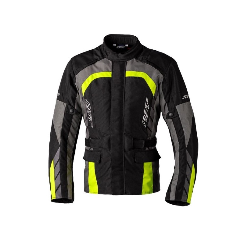 Jachetă pentru motociclete RST Alpha 5 CE negru-gri-galben-fluo lichidare