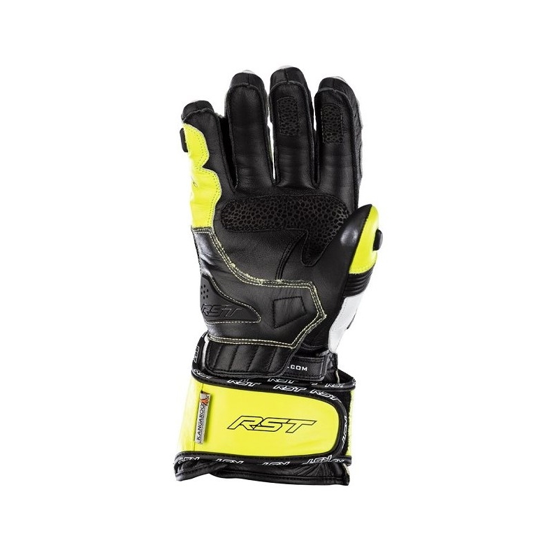 Mănuși pentru motociclete RST Tractech Evo 4 CE negru-alb-alb-galben-fluo lichidare