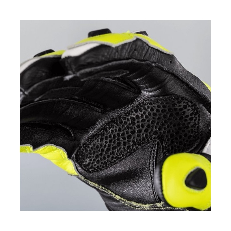 Mănuși pentru motociclete RST Tractech Evo 4 CE negru-alb-alb-galben-fluo lichidare