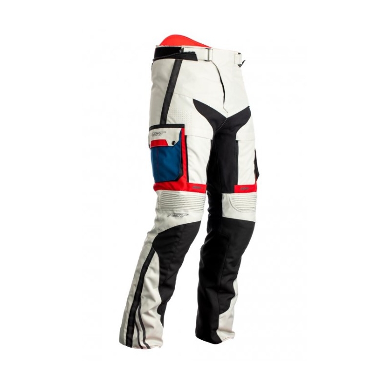 RST Pro Series Adventure-X CE negru-argintiu-albastru-roșu pantaloni pentru motociclete RST Pro Series Adventure-X CE negru-argintiu-albastru-roșu lichidare