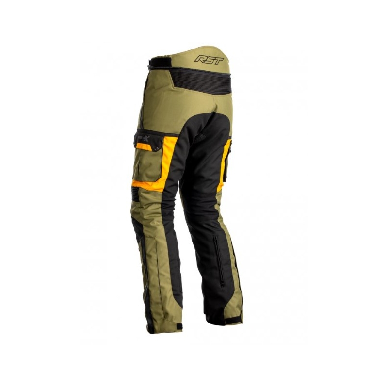 RST Pro Series Adventure-X CE negru-verde-portocaliu pantaloni de motocicletă RST Pro Series Adventure-X CE negru-verde-portocaliu lichidare