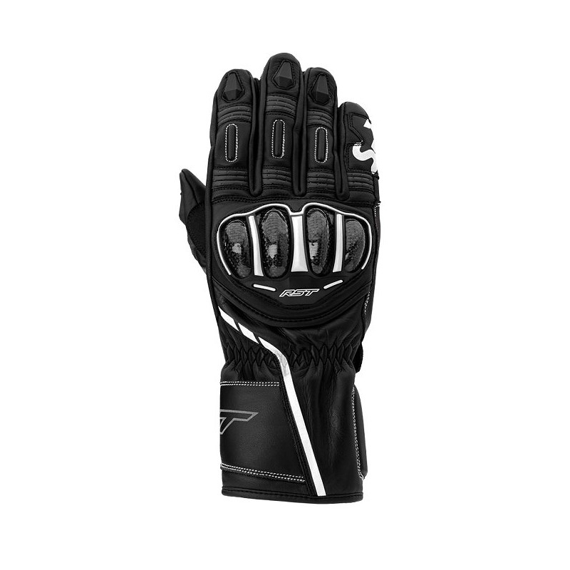 Mănuși pentru motociclete RST S1 CE negru și alb lichidare