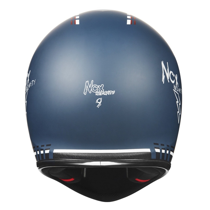 Cască integrală pentru motociclete NOX PREMIUM Seventy Nine albastru
