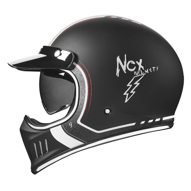Cască integrală pentru motociclete NOX PREMIUM Seventy Nine negru