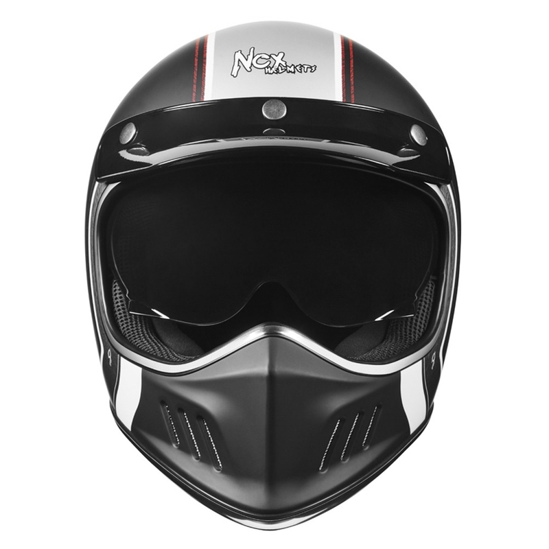 Cască integrală pentru motociclete NOX PREMIUM Seventy Nine negru