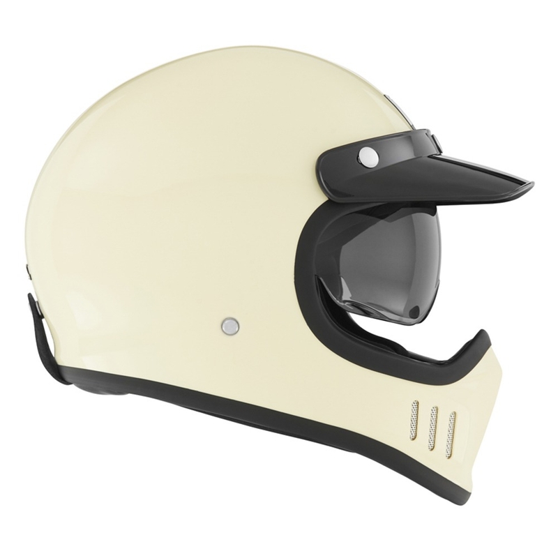 Cască integrală pentru motociclete NOX PREMIUM Seventy Nine alb