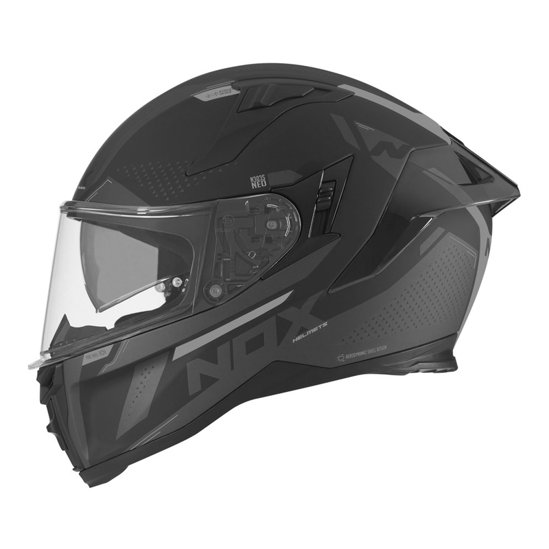 Cască integrală pentru motociclete NOX N303-S Neo negru lichidare
