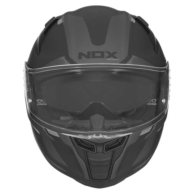 Cască integrală pentru motociclete NOX N303-S Neo negru lichidare