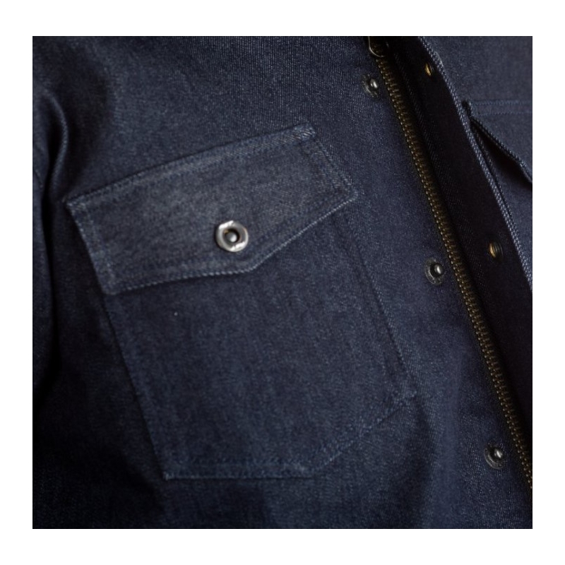 Cămașă pentru motociclete RST X Denim CE albastru închis lichidare