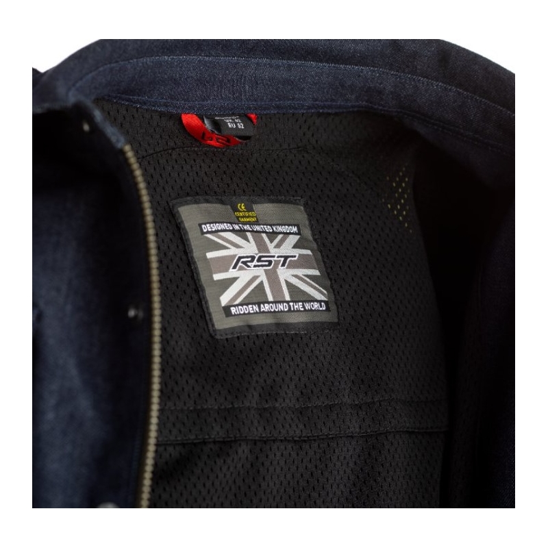 Cămașă pentru motociclete RST X Denim CE albastru închis lichidare