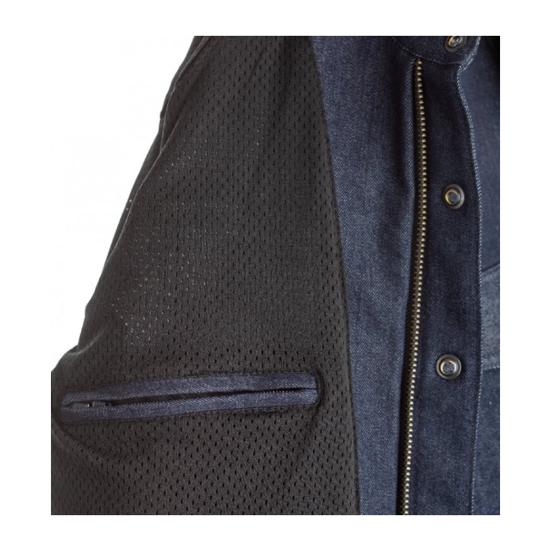 Cămașă pentru motociclete RST X Denim CE albastru închis lichidare