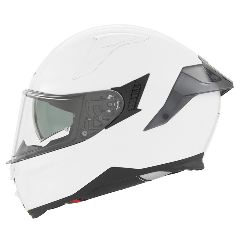Cască integrală pentru motociclete NOX N303-S alb