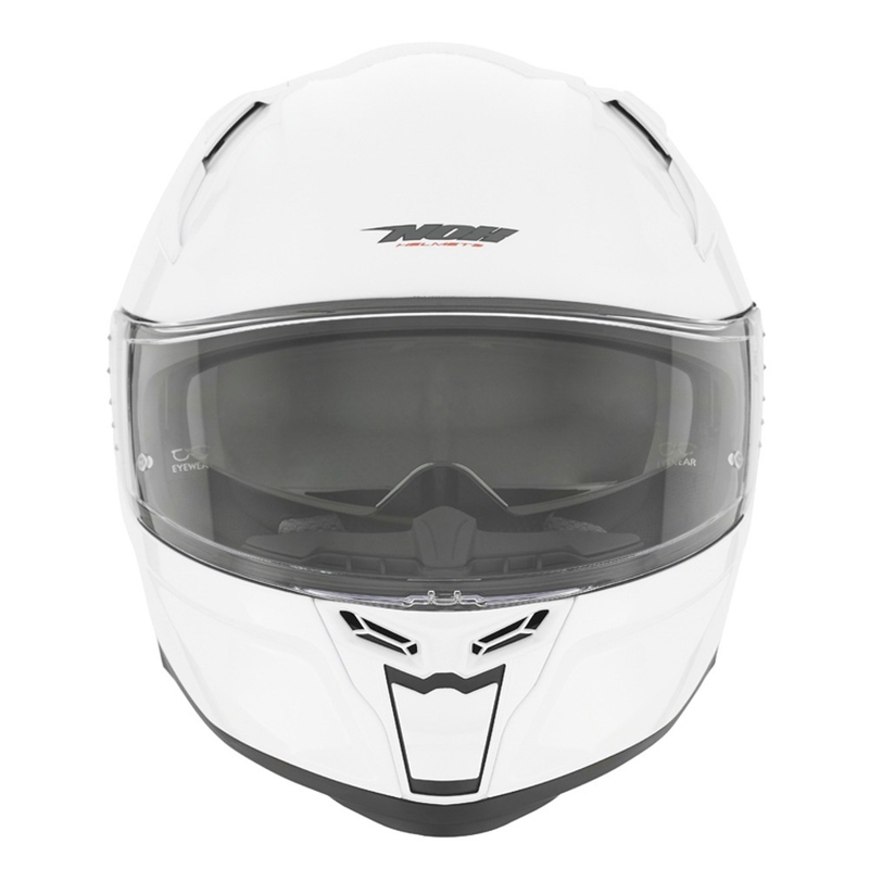 Cască integrală pentru motociclete NOX N303-S alb