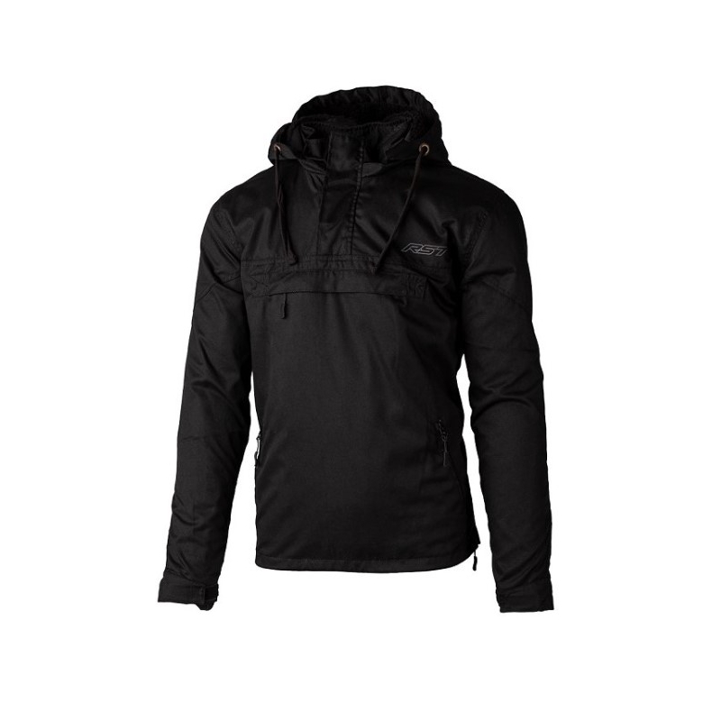 Hanorac cu glugă pentru motociclete RST X Loadout 1/4 zip CE negru lichidare