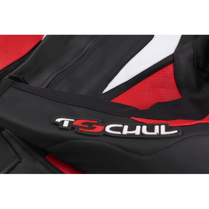 Jachetă pentru bărbați Tschul 575 negru-roșu lichidare