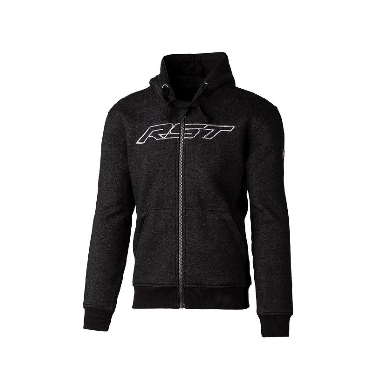 Hanorac cu glugă pentru motociclete RST X Zip CE negru lichidare