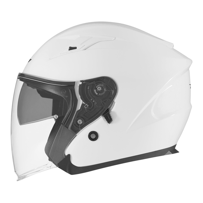 Cască de motocicletă deschisă NOX N128 alb